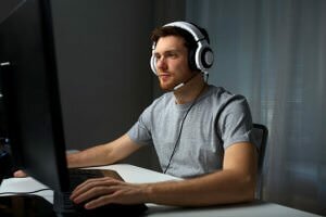 Gamer With Headphones